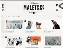 Tablet Screenshot of malet.co